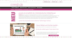 Desktop Screenshot of posedo.de